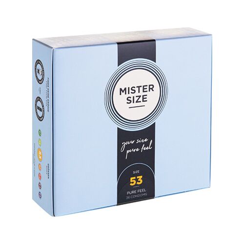 Prezervative MISTER SIZE Talla M 53 mm - Ajustare recomandată