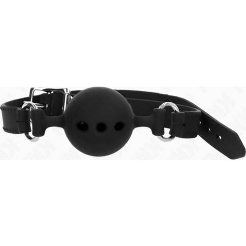 Gag din silicon KINK 55 x 2 CM cu bilă de 5 CM ajustabil