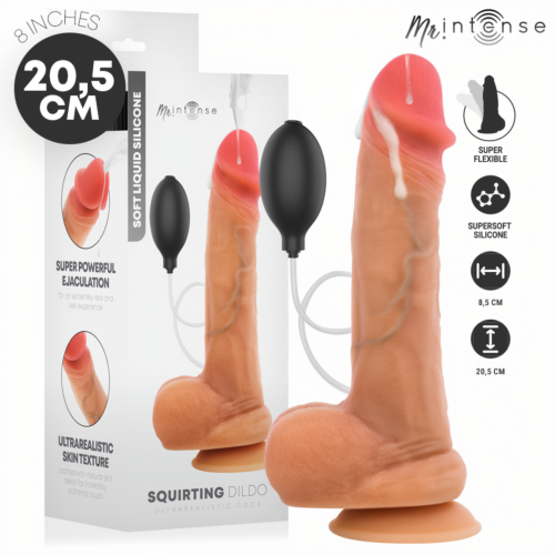 MR INTENSE - Penis realisitic cu testicule, 20.5 cm