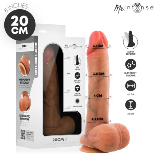 Dildo MR. INTENSE Gary M 20 cm cu testicule