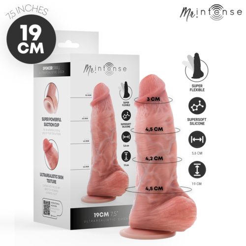 Dildo MR. INTENSE Spencer 19 cm cu ventuză