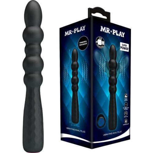 Plug Anal MR PLAY cu Vibrație și Flexibilitate