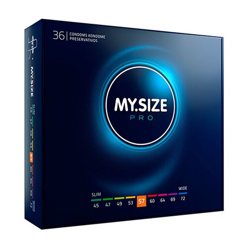 Prezerativ My.Size PRO Talla 57 Ajustare confortabilă