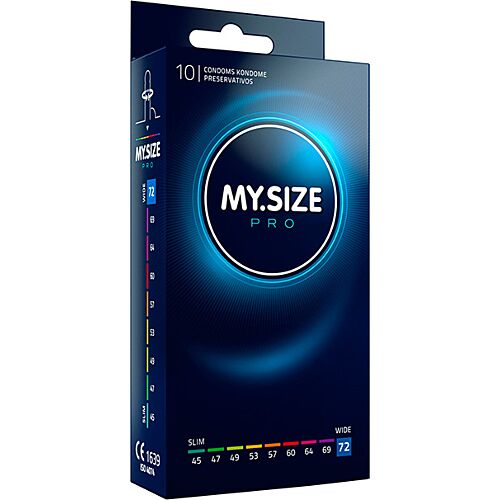 Prezervativ My.Size Talla 72 pentru un confort sporit
