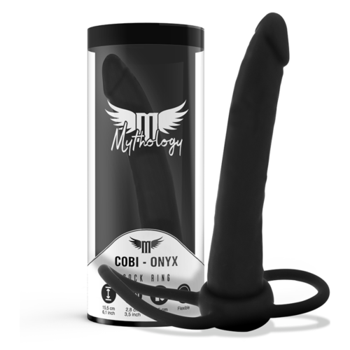 Dildo Anal Mythology Cobi Onyx pentru Dublă Penetrație