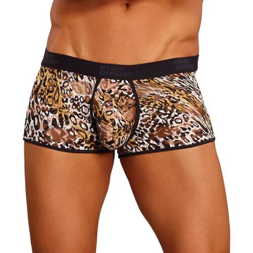 Short Lencerie Male Power cu imprimeu leopard