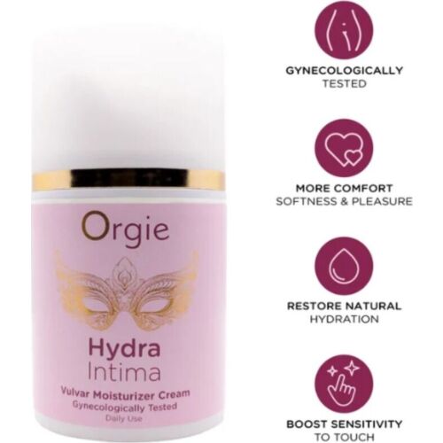 Cremă hidratantă vulvară zilnică ORGIE Hydra Intima 50 ml