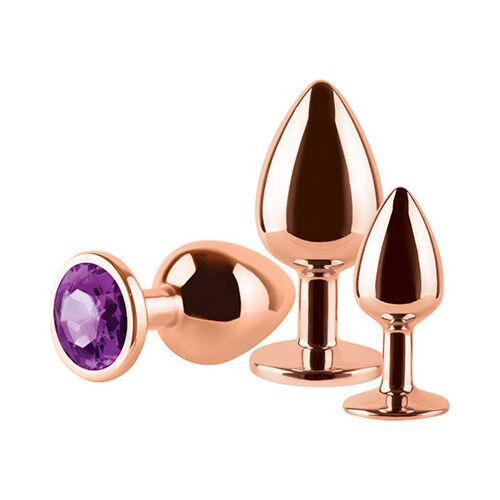 Pack Pluguri Anal Metal NOAH cu design elegant