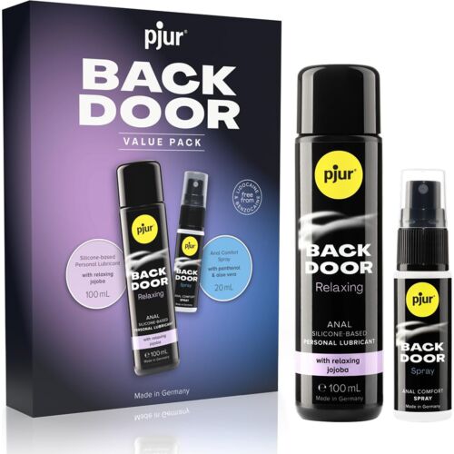 Pack anal Pjur Back Door Value Pack - Lubrifiant și spray relaxant