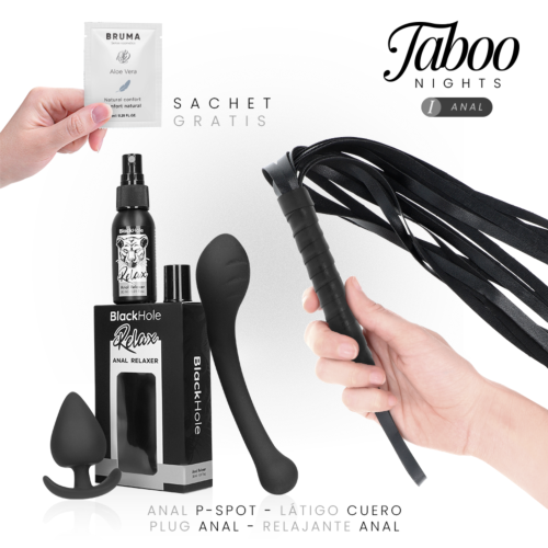 Pack anal TABOO NIGHTS - Set complet pentru joaca anală