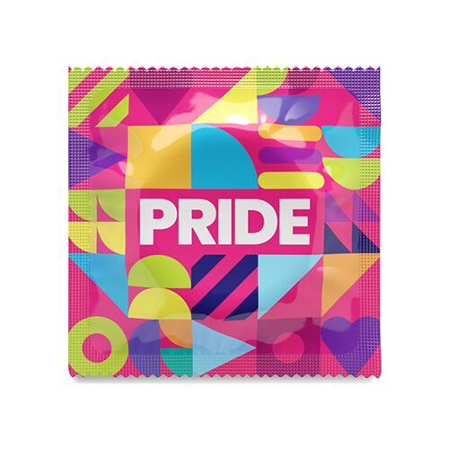 Prezervative Pasante Pride 144 Pack cu forma conica