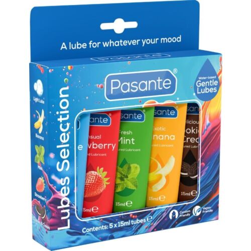 Lubrifiant Pasante 5 x 15 ml - Aromatizat și ușor de transportat