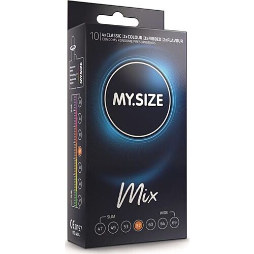 Prezervative MY SIZE MIX 57 MM - Confort și varietate
