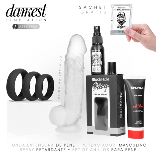 Pachet întăritor de erecție DARKEST TEMPTATION 1