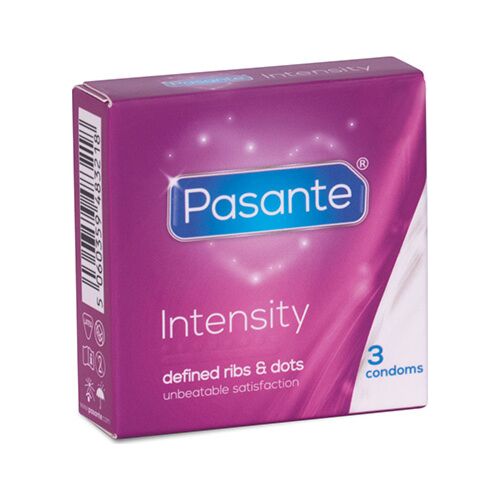 Prezervative Pasante Ribs & Dots Intensity Texturizate
