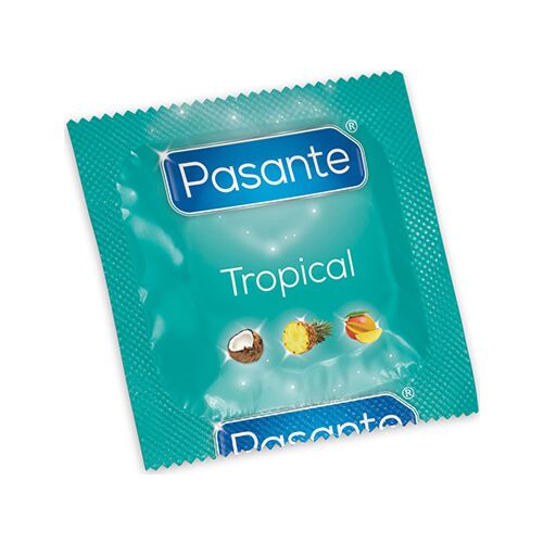 Prezervative Pasante Tropical cu arome exotice