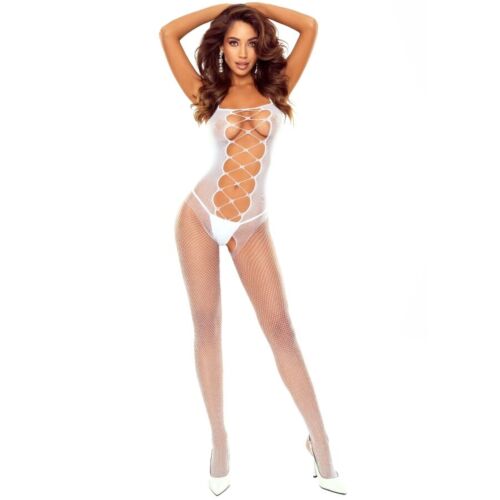 Bodystocking PASSION BS124 cu detaliu dantelat