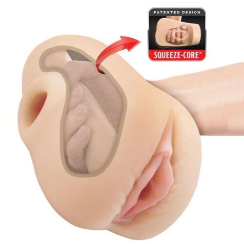 Masturbator PDX PLUS+ Pussy Pounder 18 cm cu control manual