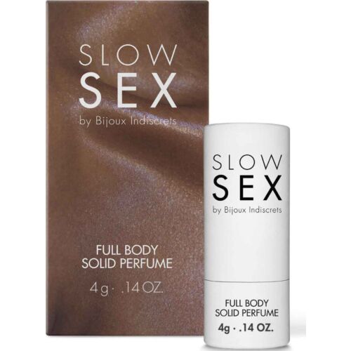 Parfum Corporal Solid Bijoux Slow Sex cu Aromă de Cocos