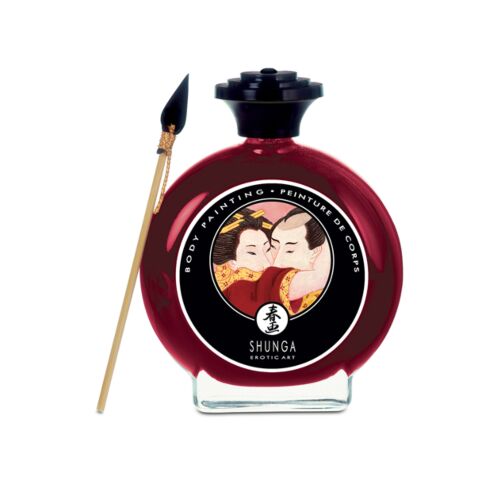 Pictură Corporală Comestibilă SHUNGA cu Gust de Cava și Căpșuni