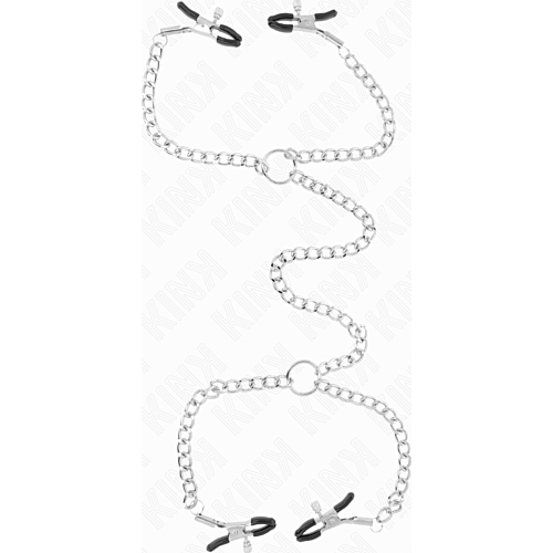 Pinze pentru mameloane KINK cu lanțuri