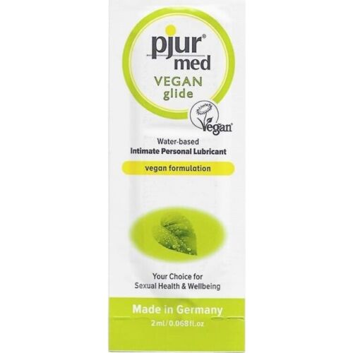 Lubrifiant PJUR MED VEGAN GLIDE 2 ml | Fără conservanți