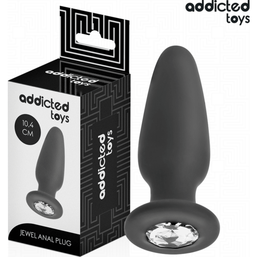 Plug anal Addicted Toys M cu jewel decorativ