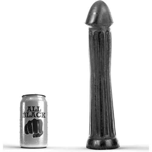Plug Anal BDSM All Black 31 cm cu tacto moale