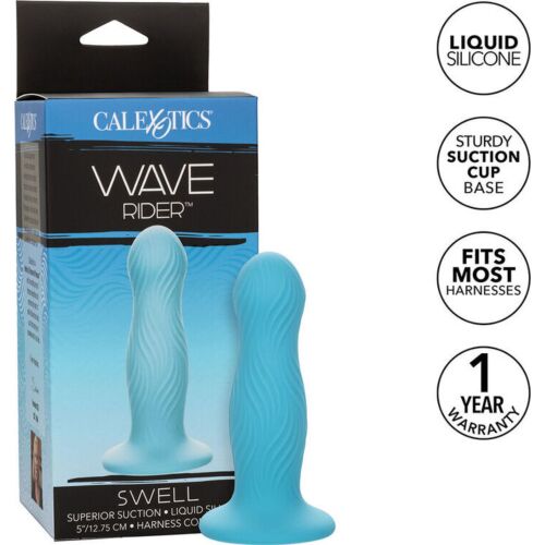 Plug anal CALEXOTICS Wave Rider Swell cu textură ondulată