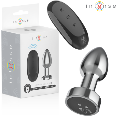 Plug anal Plug INTENSE cu control remote și 10 moduri de vibrație