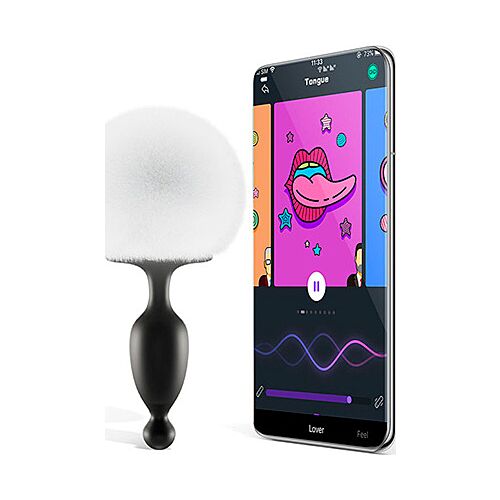 Plug anal Magic Motion Bunny cu colita pentru începători