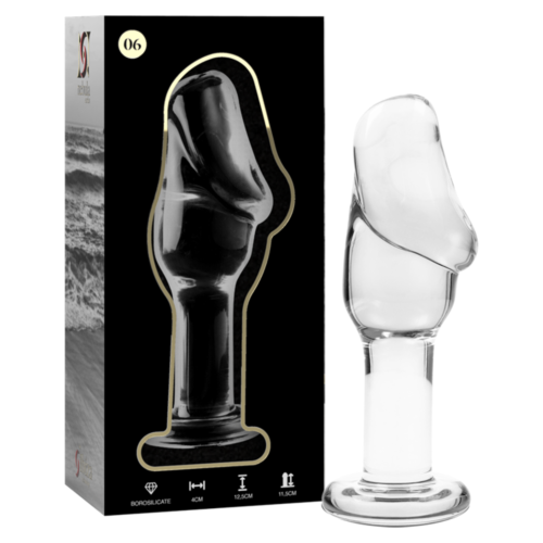 Plug Anal NEBULA SERIES BY IBIZA Model 6 din sticlă