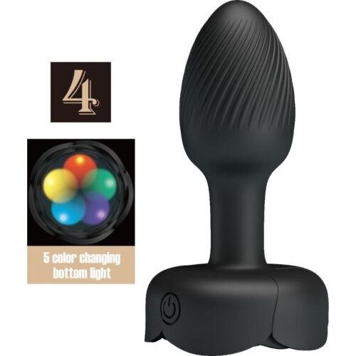 Plug anal PRETTY LOVE OLMAN cu iluminare LED