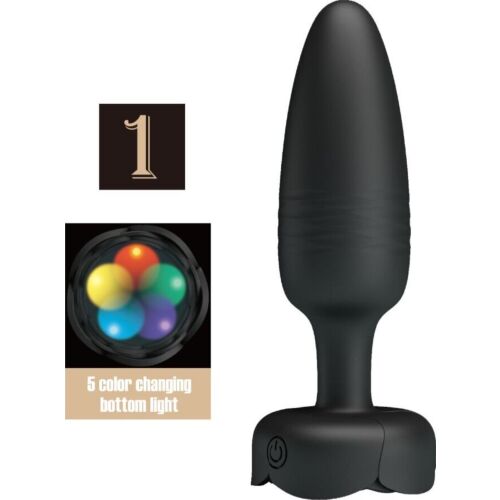 Plug anal PRETTY LOVE TARION cu lumini LED