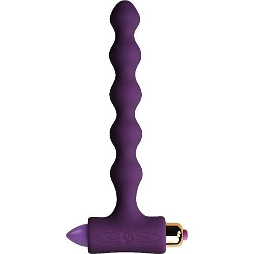 Plug anal ROCKS-OFF Petite Sensations Pearls cu vibrație