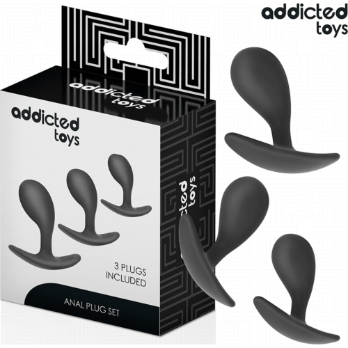 Set Plugs Anale Addicted Toys pentru Adaptare Graduală