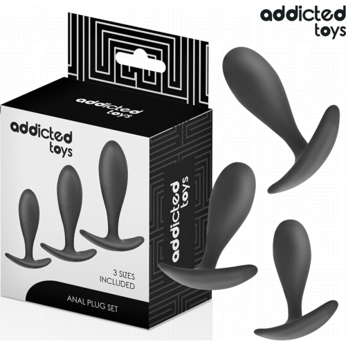 Set Plugs Anal Addicted Toys pentru explorare progresivă