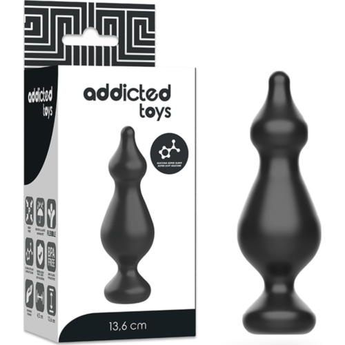 Plug anal Addicted Toys 13.6 cm pentru începători