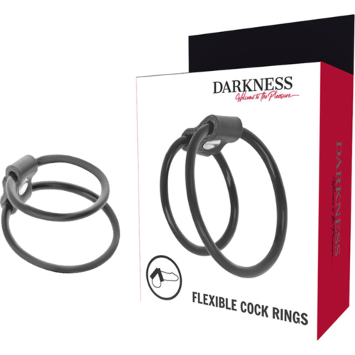 Inel penis DARKNESS BONDAGE - Erecții de lungă durată