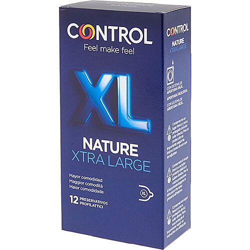 Prezervative Control Adapt Nature XL cu lubrifiant