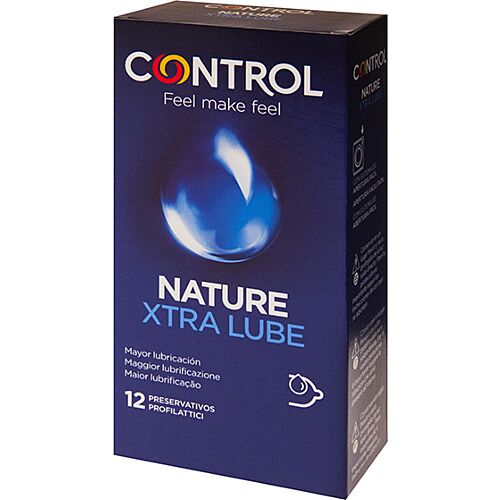 Prezervative Control Extra Lube cu lubrifiant extra