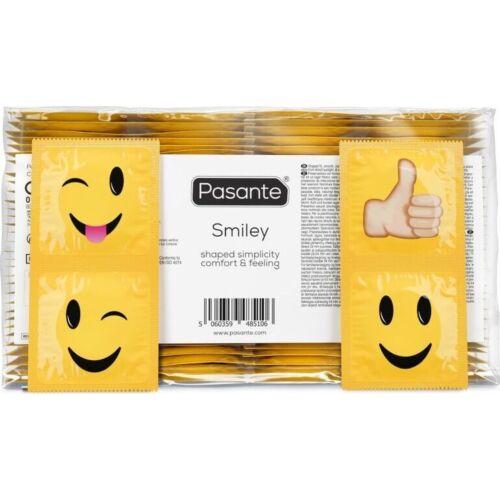 Prezervative Pasante Smiley 144 Uds cu fețe amuzante