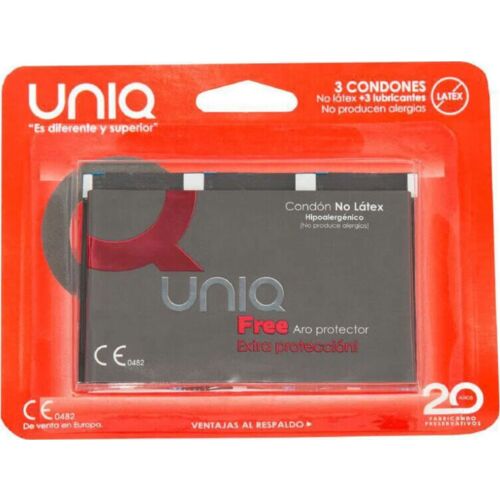Prezervative UNIQ Free cu aro protector