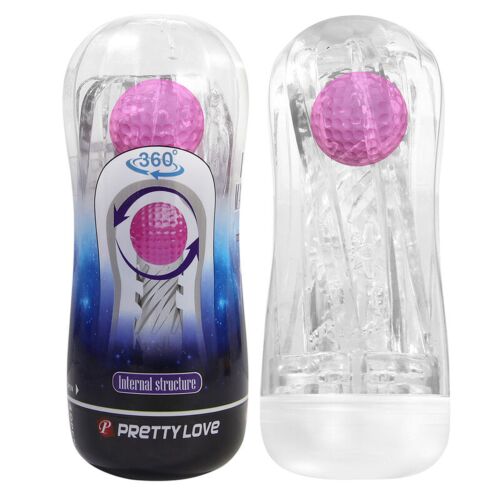 Masturbator Pretty Love 360º cu design texturat