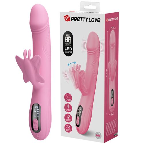 Vibrator HIGH TECH BELLA cu stimulare dublă