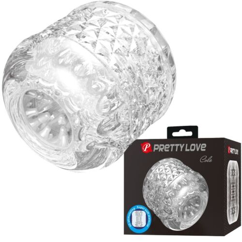 Masturbator Pretty Love Cole cu dublă intrare și texturi realiste