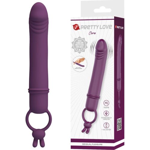 Vibrator Pretty Love Cora cu inel ergonomic de prindere