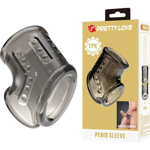 Fundă penis Pretty Love - Design texturat pentru plăcere sporită