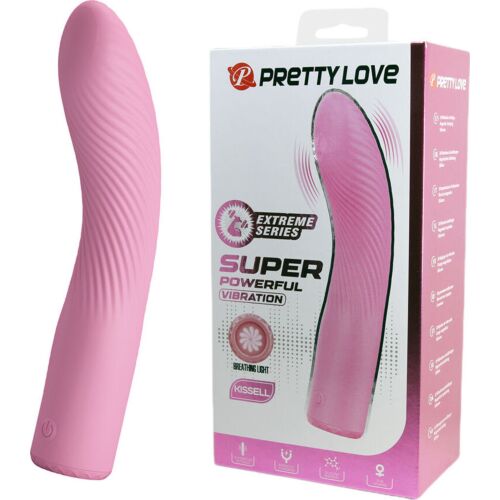 Vibrator Pretty Love Kisell cu iluminare breathing light