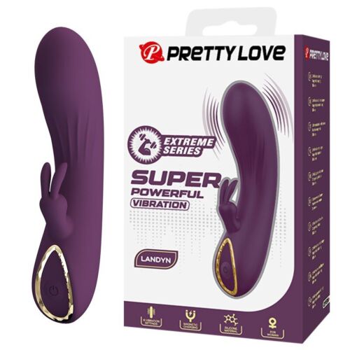 Vibrator Rabbit HIGH TECH LANDYN cu 10 funcții de vibrare